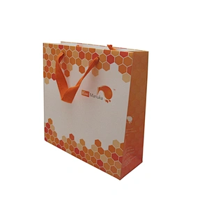 Custom Wholesale Paper Bag Packaging Bag  Gift Bag With Ribbon