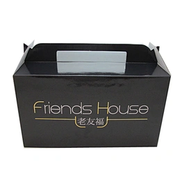 Custom Logo Luxury Rigid Packaging Box With Handle