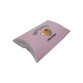 Bakery Candy Packaging Custom Pillow Paper Box with Logo