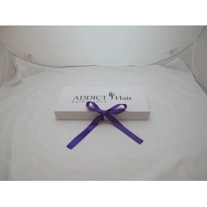 Custom Wig packaging boxes With Ribbon