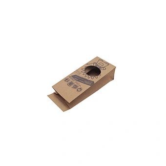 Brown Bakery Paper Bag without Handles with Window for Wholesale Custom