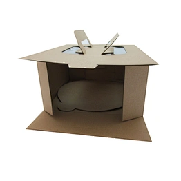 Wholesale kraft paper cake packaging box design printing service with cake board