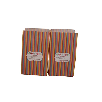 Wholesale High-Quality Eco-Friendly Custom Food Packing Paper Bags Without Handles