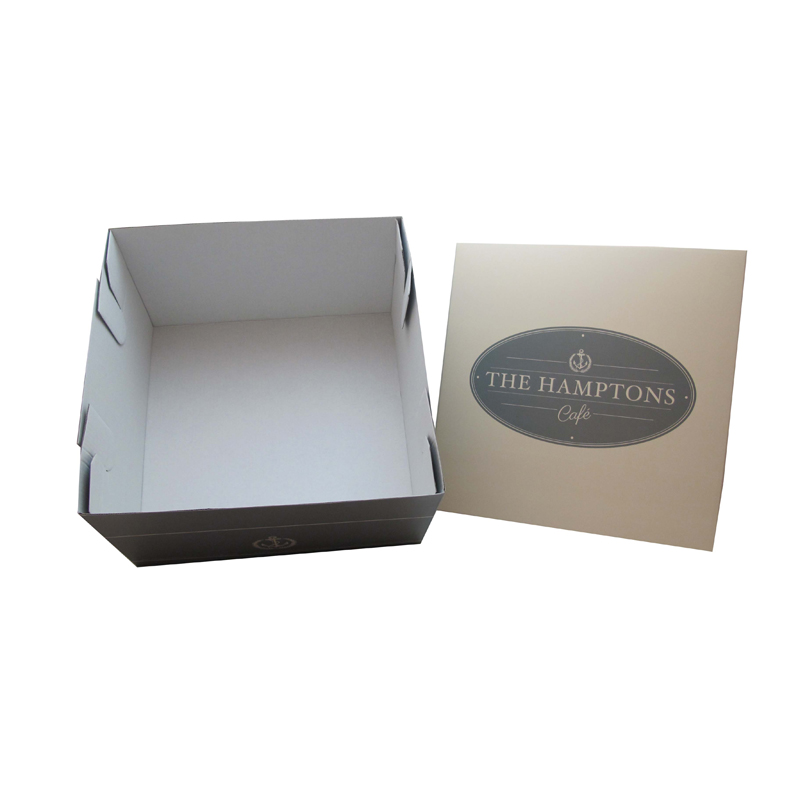 Custom Kraft paper box luxury 6/8/10/12/14/16 inch wedding cake boxes macaron box with window