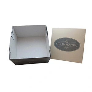 Custom Kraft paper box luxury 6/8/10/12/14/16 inch wedding cake boxes macaron box with window