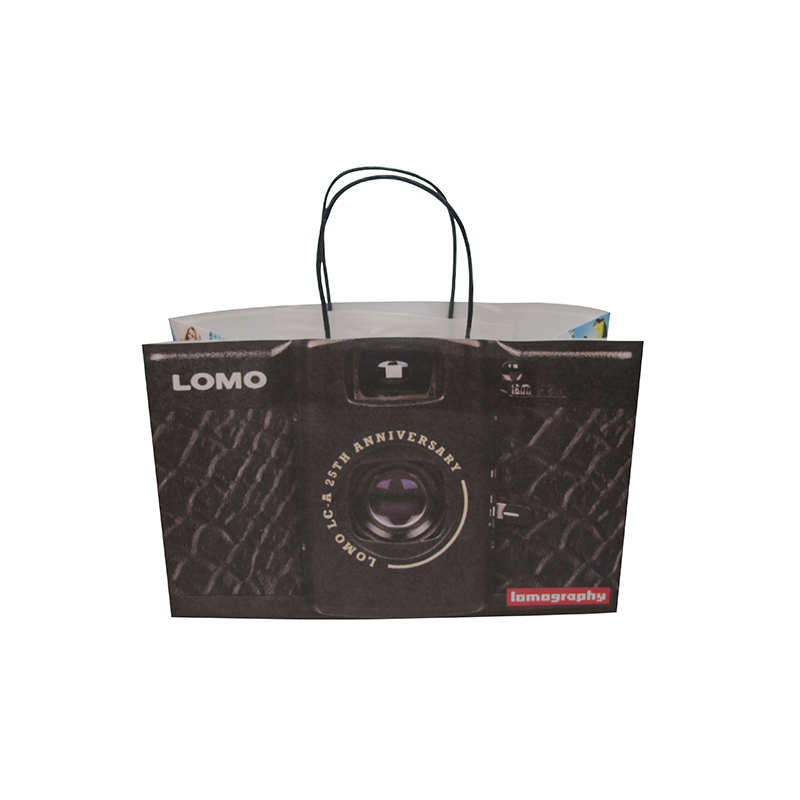 Wholesale Eco-Friendly Custom Design Gift Packing Kraft Paper Bag with Handles