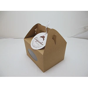 Brown Kraft Paper Cake Box - Eco-Friendly Packaging