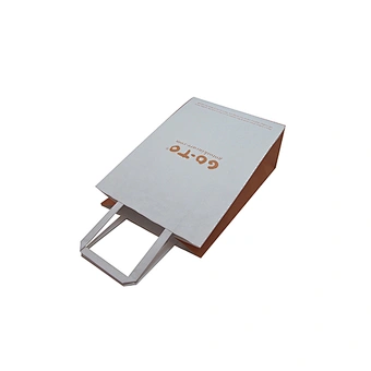 Custom White Kraft Paper Bag with your Logo