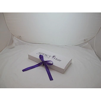 Custom Wig packaging boxes With Ribbon