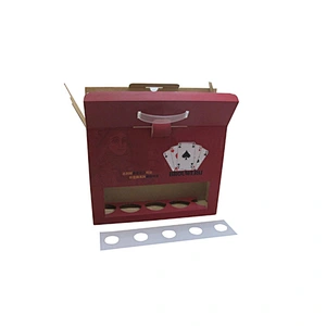 Custom Logo 5 Bottle Wine Bottle Gift Tag Box