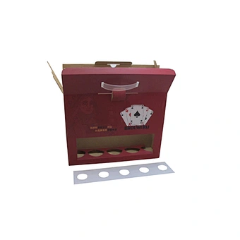 Custom Logo 5 Bottle Wine Bottle Gift Tag Box