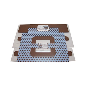 custom cake box luxury bakery boxes cake packaging with window and handle