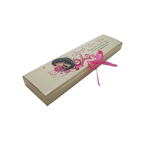 Wholesale Eco-friendly Custom Wig Paper Box with Ribbon