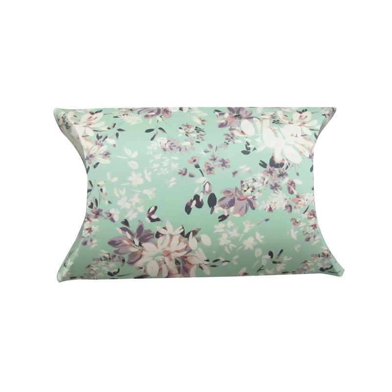 Factory Art Paper Treat Favor Box Floral Pillow Candy Box