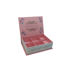 Custom Scented Tea Storage Paper Mache Book Box
