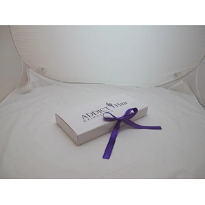 Custom Wig packaging boxes With Ribbon