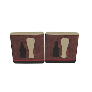 Personalised Disposable Paper Coaster for Beer Hotel
