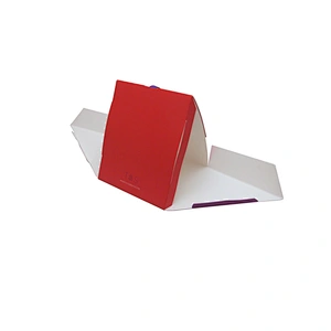 Wholesale Eco-friendly Custom Triangle Card Box with Ribbon