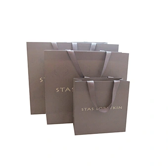 Wholesale Eco-Friendly Custom Design Elegant Shopping Paper Bags with Handles