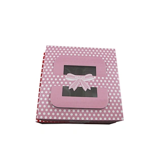 Supplier custom cake box logo printing cake boards with clear window