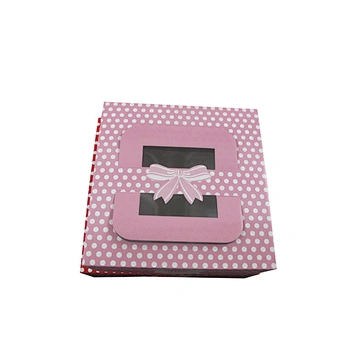Supplier custom cake box logo printing cake boards with clear window