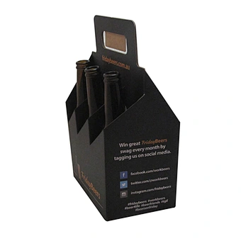 Luxury Premium Custom 6 Pack Beer Box with Handles