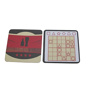 Personalised Disposable Paper Coaster for Beer Hotel