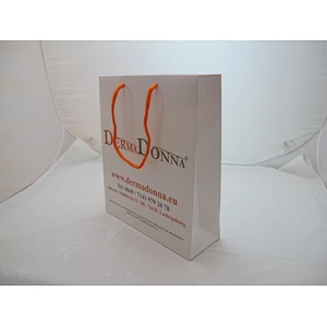 Wholesale White Paper Bag Printed Gift Bag With Cotton Rope