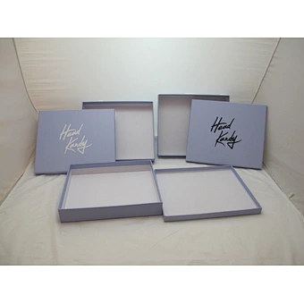 Best Quality Custom Purple Luxury Wig Box With Lid And Base Separated