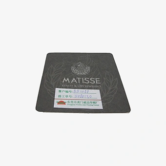 Factory Office Hotel custom print Cardboard Coaster Absorbent Cup Paper Beer Coasters For Drink
