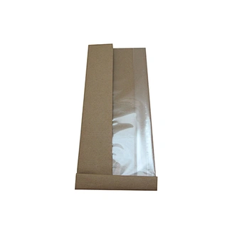 Custom Brown Kraft Paper Bag without Handles Bread Packing