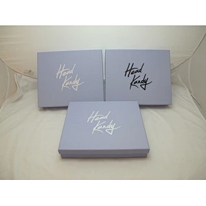 Best Quality Custom Purple Luxury Wig Box With Lid And Base Separated