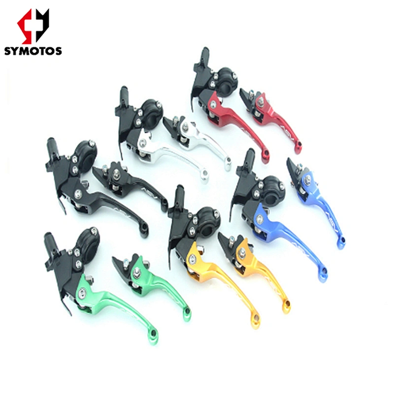CNC Aluminum Pit Bike Brake Lever Folding Dirt Bike Clutch Lever Brake Clutch Motocross Motorcycle Atv Six Color
