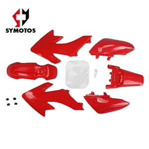 Pit bike parts 7 Pieces Red Colored Plastic Kit