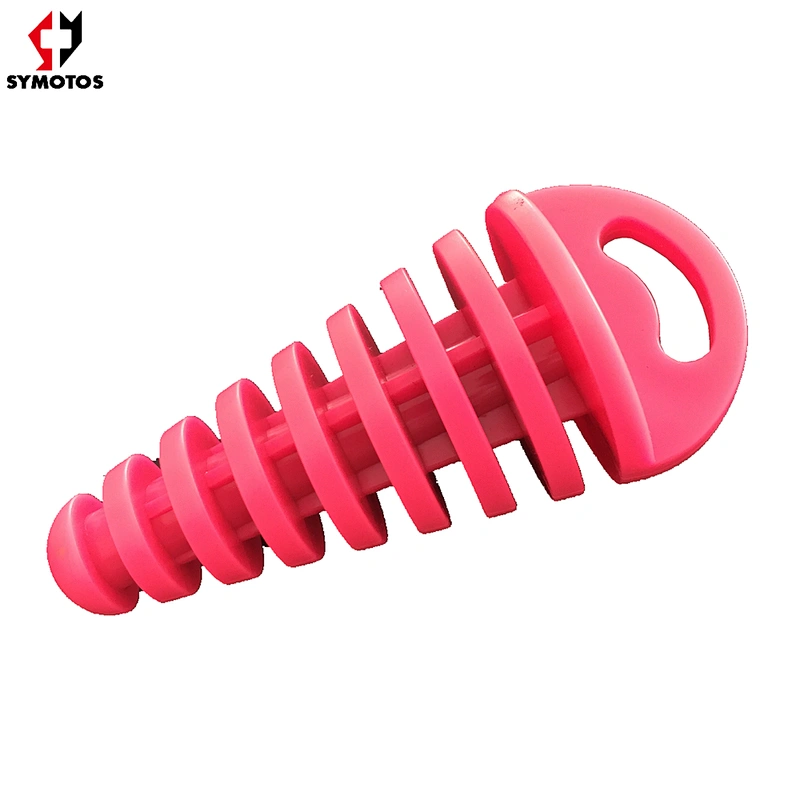 Waterproof rubber minibike parts Exhaust Muffler Plug for mini moto