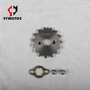Pit bike parts 15T Sprocket #420, 17mm Shaft