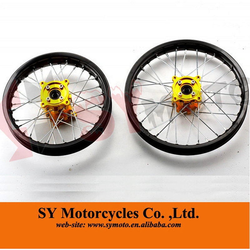 pit bike parts, rims kit, front 14