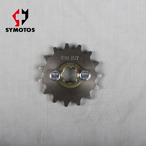 Pit bike parts 15T Sprocket #420, 17mm Shaft