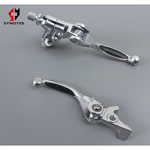 motorcycle motocross pit bike dirtbike clutch brake foldable adjustable lever sy design