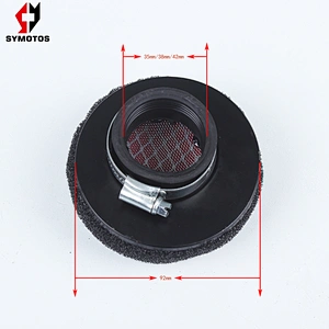 motorcycle Air filter 35mm 38mm 42mm small Sponge air filter