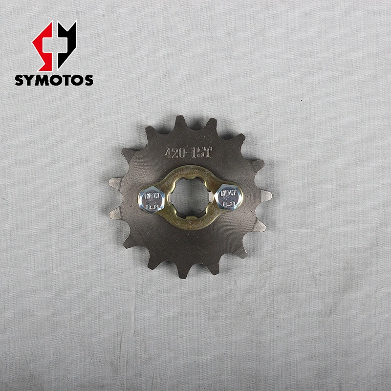 Pit bike parts 15T Sprocket #420, 17mm Shaft
