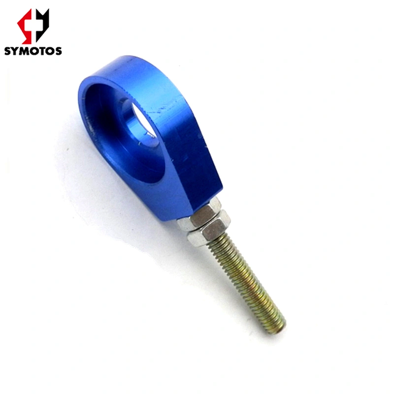 Red 12mm Chain Adjuster Tensioner Alex Block For Pit Dirt Motor Bike