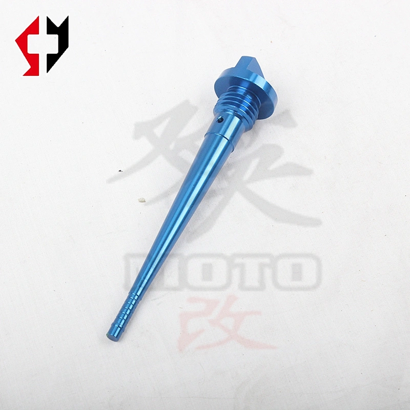 Genuine blue anodized Billet Aluminum Dipstick