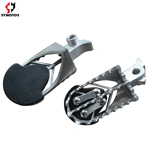 pitbike pedal stainless footpeg dirt bike parts minibike pedal protection