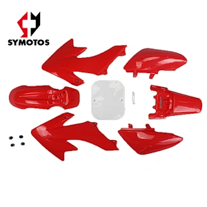 Pit bike parts 7 Pieces Red Colored Plastic Kit