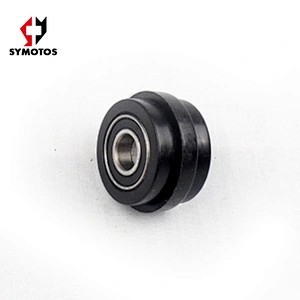 Rubber pitbike chain roller for pit bike with bearings