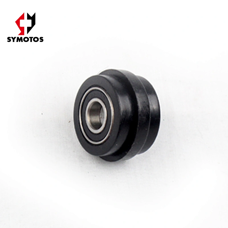 Rubber pitbike chain roller for pit bike with bearings