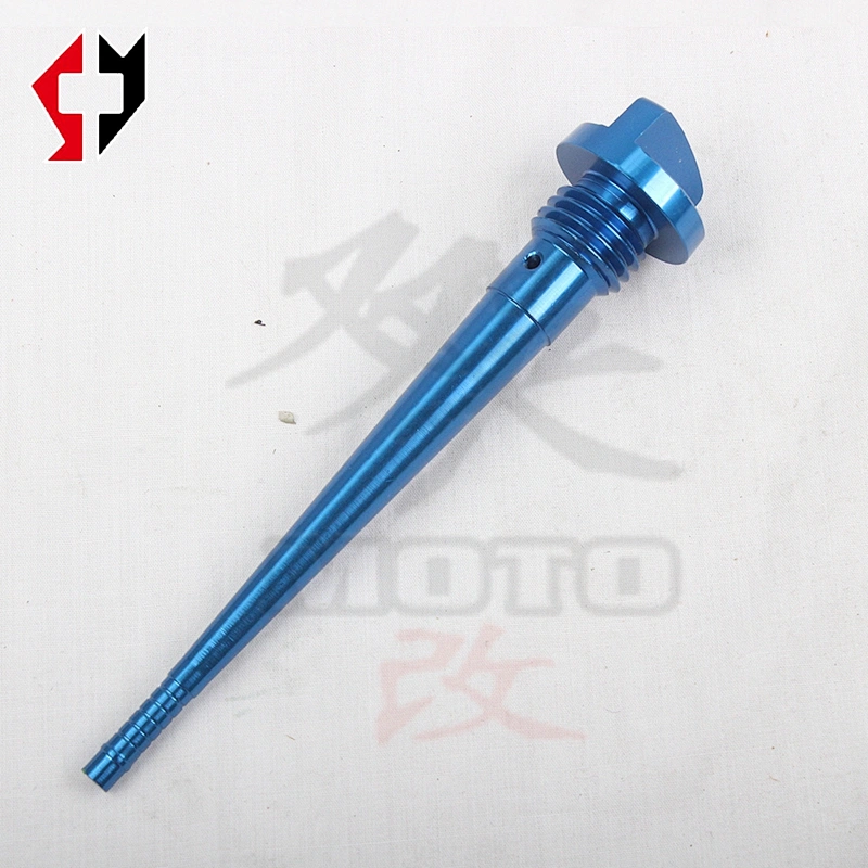 Genuine blue anodized Billet Aluminum Dipstick