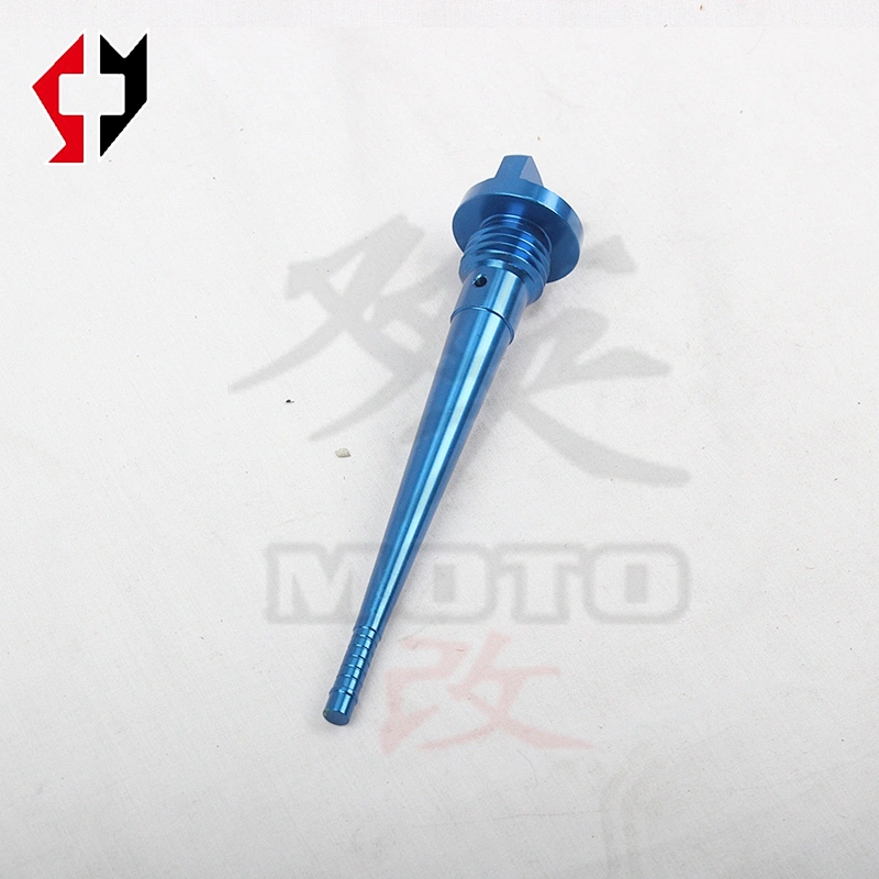 Genuine blue anodized Billet Aluminum Dipstick