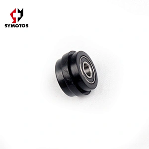 Rubber pitbike chain roller for pit bike with bearings